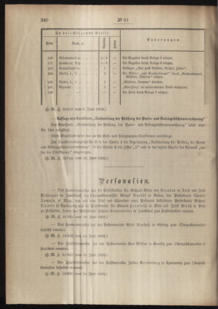 Post- und Telegraphen-Verordnungsblatt für das Verwaltungsgebiet des K.-K. Handelsministeriums 19050623 Seite: 2