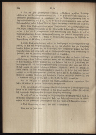 Post- und Telegraphen-Verordnungsblatt für das Verwaltungsgebiet des K.-K. Handelsministeriums 19050630 Seite: 2