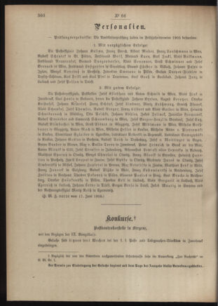 Post- und Telegraphen-Verordnungsblatt für das Verwaltungsgebiet des K.-K. Handelsministeriums 19050704 Seite: 2