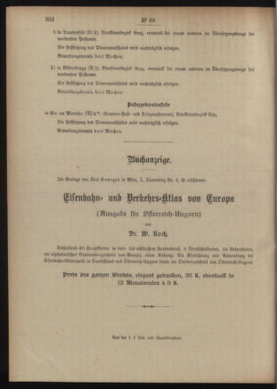 Post- und Telegraphen-Verordnungsblatt für das Verwaltungsgebiet des K.-K. Handelsministeriums 19050704 Seite: 4