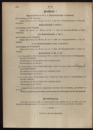 Post- und Telegraphen-Verordnungsblatt für das Verwaltungsgebiet des K.-K. Handelsministeriums 19050712 Seite: 4