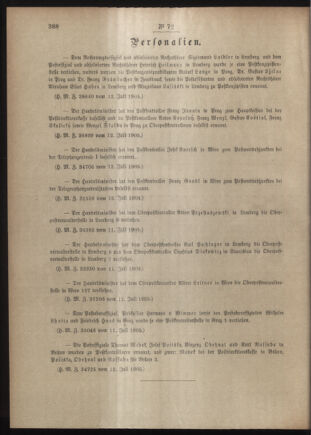 Post- und Telegraphen-Verordnungsblatt für das Verwaltungsgebiet des K.-K. Handelsministeriums 19050719 Seite: 2