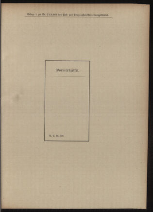 Post- und Telegraphen-Verordnungsblatt für das Verwaltungsgebiet des K.-K. Handelsministeriums 19050724 Seite: 5