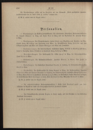 Post- und Telegraphen-Verordnungsblatt für das Verwaltungsgebiet des K.-K. Handelsministeriums 19050826 Seite: 2