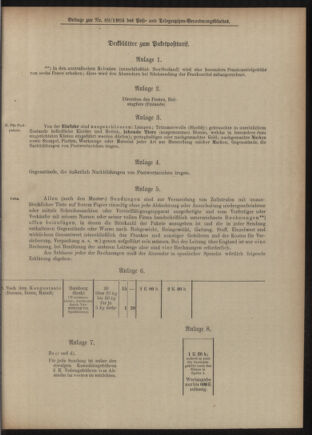 Post- und Telegraphen-Verordnungsblatt für das Verwaltungsgebiet des K.-K. Handelsministeriums 19050912 Seite: 5