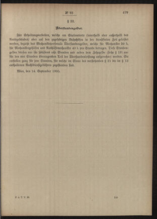 Post- und Telegraphen-Verordnungsblatt für das Verwaltungsgebiet des K.-K. Handelsministeriums 19050922 Seite: 23