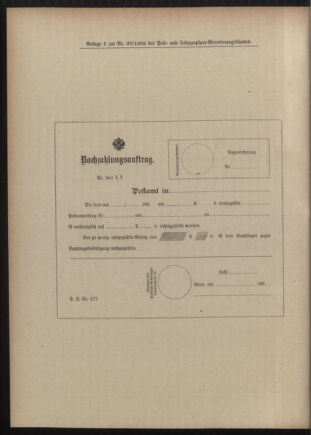 Post- und Telegraphen-Verordnungsblatt für das Verwaltungsgebiet des K.-K. Handelsministeriums 19051011 Seite: 6