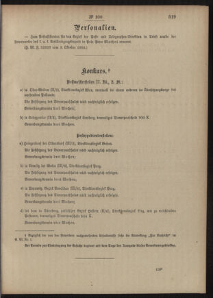 Post- und Telegraphen-Verordnungsblatt für das Verwaltungsgebiet des K.-K. Handelsministeriums 19051012 Seite: 3