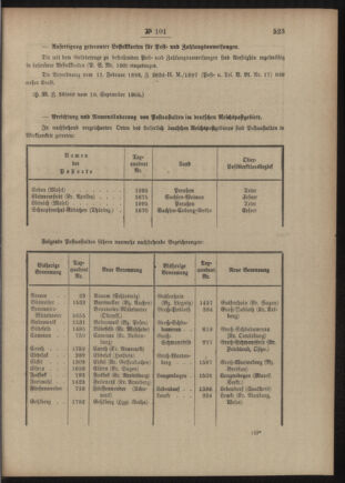 Post- und Telegraphen-Verordnungsblatt für das Verwaltungsgebiet des K.-K. Handelsministeriums 19051014 Seite: 3