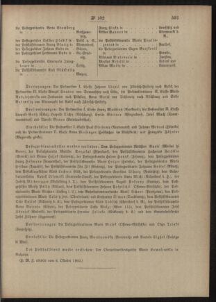 Post- und Telegraphen-Verordnungsblatt für das Verwaltungsgebiet des K.-K. Handelsministeriums 19051016 Seite: 7