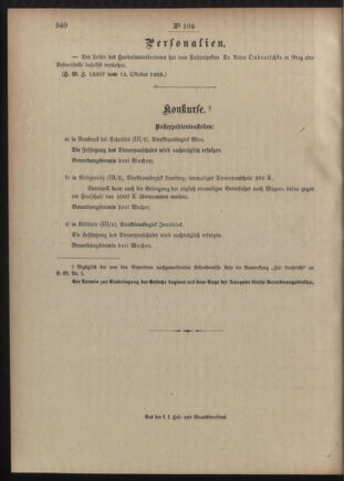 Post- und Telegraphen-Verordnungsblatt für das Verwaltungsgebiet des K.-K. Handelsministeriums 19051020 Seite: 4