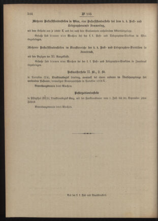 Post- und Telegraphen-Verordnungsblatt für das Verwaltungsgebiet des K.-K. Handelsministeriums 19051023 Seite: 4