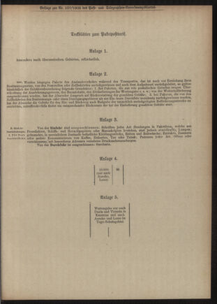 Post- und Telegraphen-Verordnungsblatt für das Verwaltungsgebiet des K.-K. Handelsministeriums 19051025 Seite: 7