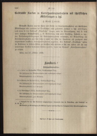 Post- und Telegraphen-Verordnungsblatt für das Verwaltungsgebiet des K.-K. Handelsministeriums 19051103 Seite: 4