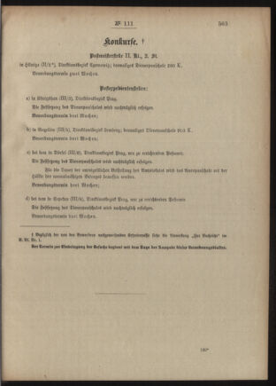 Post- und Telegraphen-Verordnungsblatt für das Verwaltungsgebiet des K.-K. Handelsministeriums 19051106 Seite: 3