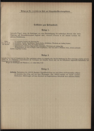 Post- und Telegraphen-Verordnungsblatt für das Verwaltungsgebiet des K.-K. Handelsministeriums 19051113 Seite: 3