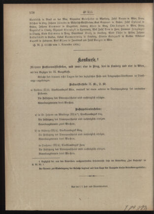 Post- und Telegraphen-Verordnungsblatt für das Verwaltungsgebiet des K.-K. Handelsministeriums 19051117 Seite: 4