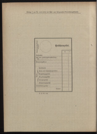 Post- und Telegraphen-Verordnungsblatt für das Verwaltungsgebiet des K.-K. Handelsministeriums 19051123 Seite: 20