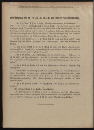 Post- und Telegraphen-Verordnungsblatt für das Verwaltungsgebiet des K.-K. Handelsministeriums 19051123 Seite: 6