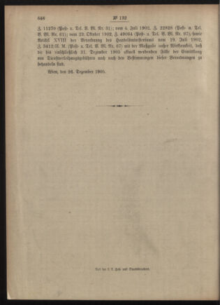 Post- und Telegraphen-Verordnungsblatt für das Verwaltungsgebiet des K.-K. Handelsministeriums 19051229 Seite: 8