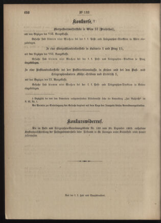 Post- und Telegraphen-Verordnungsblatt für das Verwaltungsgebiet des K.-K. Handelsministeriums 19051230 Seite: 6