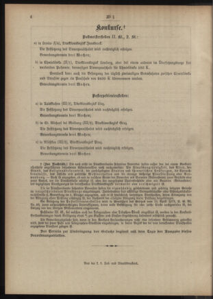 Post- und Telegraphen-Verordnungsblatt für das Verwaltungsgebiet des K.-K. Handelsministeriums 19060104 Seite: 4