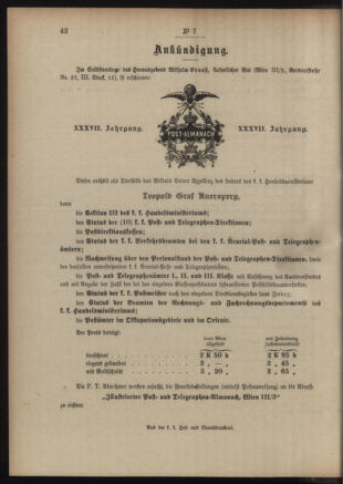 Post- und Telegraphen-Verordnungsblatt für das Verwaltungsgebiet des K.-K. Handelsministeriums 19060118 Seite: 4