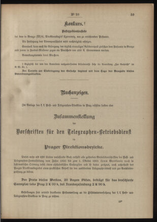 Post- und Telegraphen-Verordnungsblatt für das Verwaltungsgebiet des K.-K. Handelsministeriums 19060122 Seite: 3