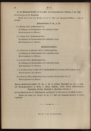 Post- und Telegraphen-Verordnungsblatt für das Verwaltungsgebiet des K.-K. Handelsministeriums 19060127 Seite: 4