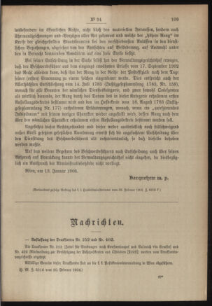 Post- und Telegraphen-Verordnungsblatt für das Verwaltungsgebiet des K.-K. Handelsministeriums 19060301 Seite: 3