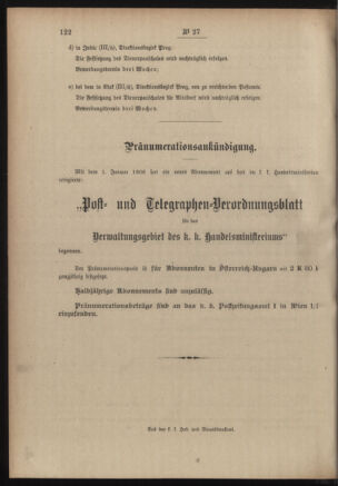 Post- und Telegraphen-Verordnungsblatt für das Verwaltungsgebiet des K.-K. Handelsministeriums 19060309 Seite: 4