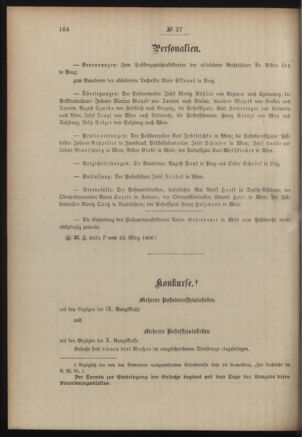 Post- und Telegraphen-Verordnungsblatt für das Verwaltungsgebiet des K.-K. Handelsministeriums 19060331 Seite: 2