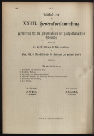 Post- und Telegraphen-Verordnungsblatt für das Verwaltungsgebiet des K.-K. Handelsministeriums 19060331 Seite: 4