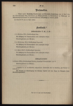 Post- und Telegraphen-Verordnungsblatt für das Verwaltungsgebiet des K.-K. Handelsministeriums 19060423 Seite: 2