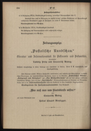 Post- und Telegraphen-Verordnungsblatt für das Verwaltungsgebiet des K.-K. Handelsministeriums 19060426 Seite: 4