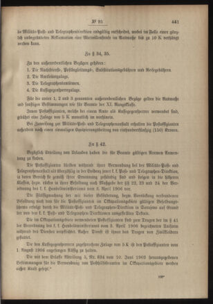 Post- und Telegraphen-Verordnungsblatt für das Verwaltungsgebiet des K.-K. Handelsministeriums 19060508 Seite: 251