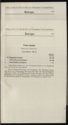 Post- und Telegraphen-Verordnungsblatt für das Verwaltungsgebiet des K.-K. Handelsministeriums 19060508 Seite: 263