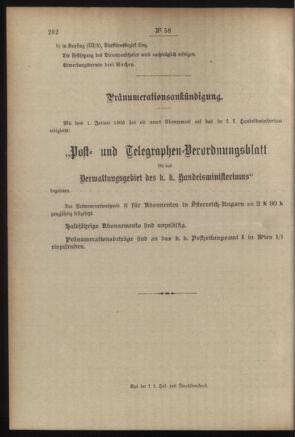 Post- und Telegraphen-Verordnungsblatt für das Verwaltungsgebiet des K.-K. Handelsministeriums 19060508 Seite: 32