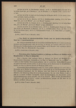 Post- und Telegraphen-Verordnungsblatt für das Verwaltungsgebiet des K.-K. Handelsministeriums 19060508 Seite: 422