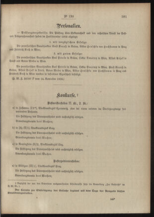 Post- und Telegraphen-Verordnungsblatt für das Verwaltungsgebiet des K.-K. Handelsministeriums 19060508 Seite: 435