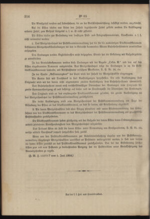 Post- und Telegraphen-Verordnungsblatt für das Verwaltungsgebiet des K.-K. Handelsministeriums 19060508 Seite: 64