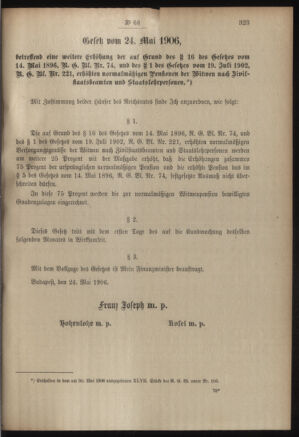 Post- und Telegraphen-Verordnungsblatt für das Verwaltungsgebiet des K.-K. Handelsministeriums 19060508 Seite: 83