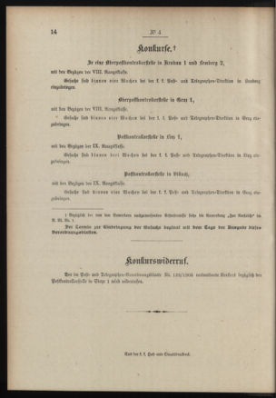 Post- und Telegraphen-Verordnungsblatt für das Verwaltungsgebiet des K.-K. Handelsministeriums 19070115 Seite: 2