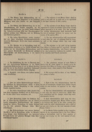 Post- und Telegraphen-Verordnungsblatt für das Verwaltungsgebiet des K.-K. Handelsministeriums 19070131 Seite: 3