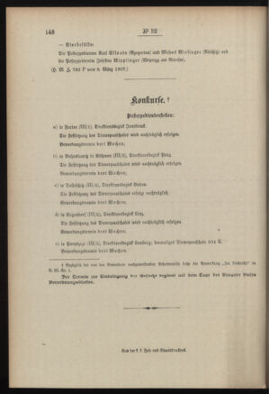 Post- und Telegraphen-Verordnungsblatt für das Verwaltungsgebiet des K.-K. Handelsministeriums 19070313 Seite: 4