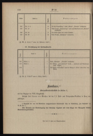 Post- und Telegraphen-Verordnungsblatt für das Verwaltungsgebiet des K.-K. Handelsministeriums 19070314 Seite: 2