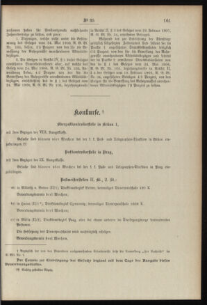 Post- und Telegraphen-Verordnungsblatt für das Verwaltungsgebiet des K.-K. Handelsministeriums 19070319 Seite: 11