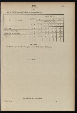 Post- und Telegraphen-Verordnungsblatt für das Verwaltungsgebiet des K.-K. Handelsministeriums 19070328 Seite: 5