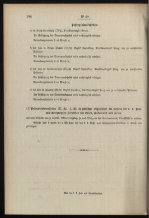 Post- und Telegraphen-Verordnungsblatt für das Verwaltungsgebiet des K.-K. Handelsministeriums 19070329 Seite: 4