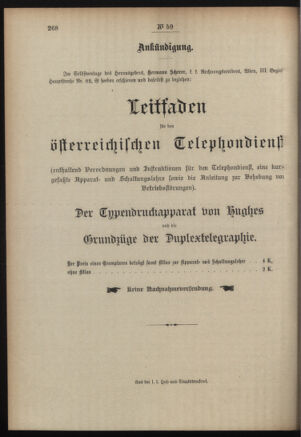 Post- und Telegraphen-Verordnungsblatt für das Verwaltungsgebiet des K.-K. Handelsministeriums 19070522 Seite: 6